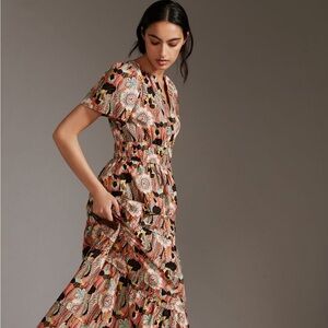 Anthropologie Maeve Somerset Maxi Dress